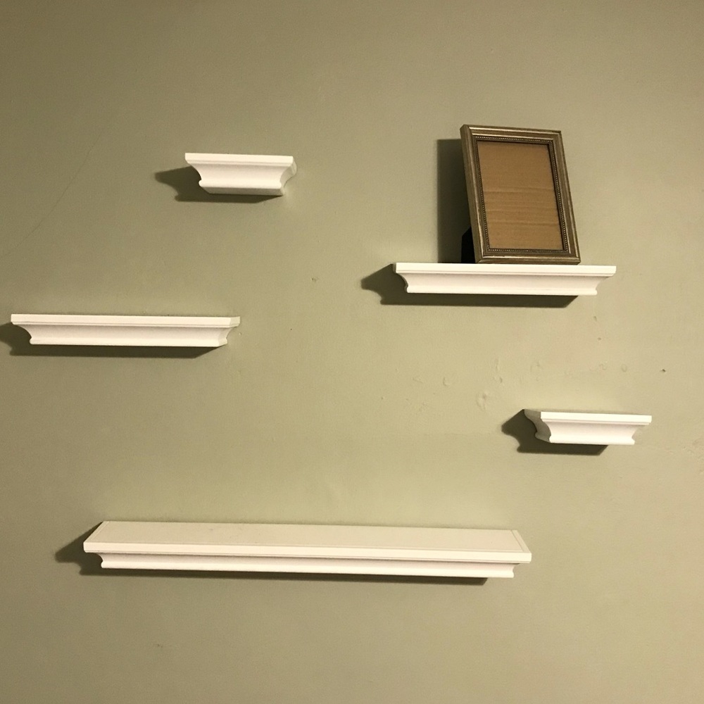5 piece shelf set